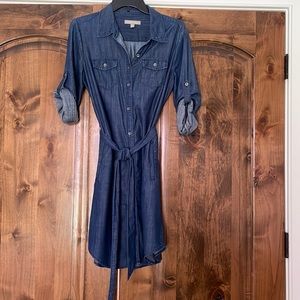 Banana Republic denim shirt dress